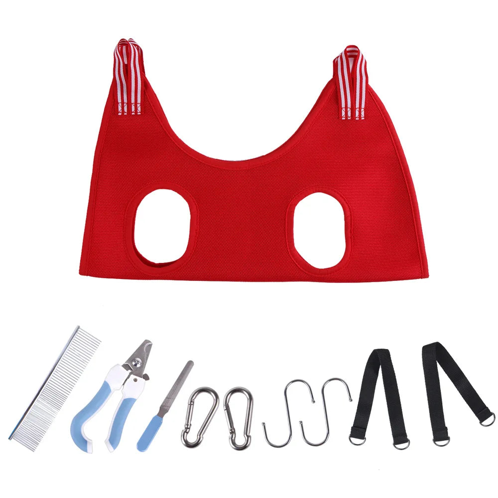 Cross-Border Pet Grooming Hammock - Small to Medium Cat and Dog Nail Trimming Pet Grooming Hammock Pet Supplies