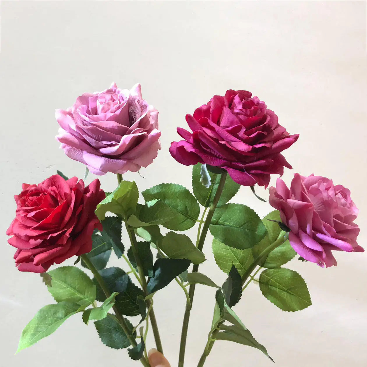 D-R001 Blush Artificial Flowers Factory Supply Wed Decor Real Touch Flower Roses Artificial for Centerpiece Flowers Decoration