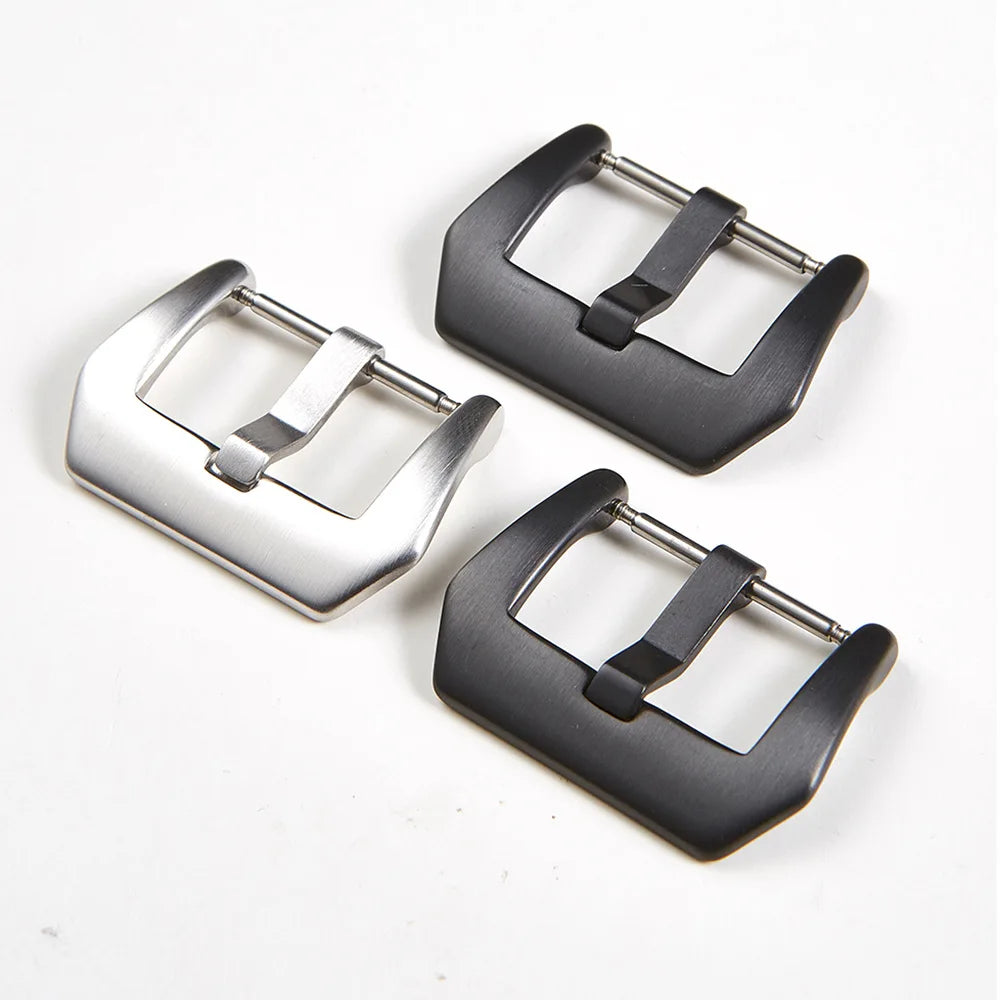 Factory Hot Luxury 18mm 20mm 26mm 24mm Polished Brushed 316L Stainless Strap Steel Clasp Breathable Silicon Band Watch Buckle