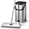 House Cleaning Steel Microfiber Mop with Self-Wringer and Extendable Handle by BEST WIFE