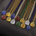 SC New Arrival Vintage Buddhism Beaded Necklace Traditional Chinese Glaze Necklace Retro Bodhisattva Buddha Necklace to My Son