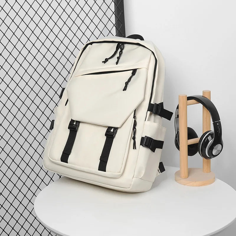 Women's Trendy Designer Backpack for Couple's Use Junior/Senior High School College Students Large Capacity Polyester Durable MegaBDM