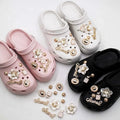 New 2024 Luxury Bling Shoe Charms Rhinestone Metal Designer Shoe Charms Fashion Designer Charms Diamond Shoe Decoration