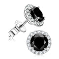 Fashion Jewelry Grade D Moissanite Diamond Stud Earrings 925 Sterling Silver  0.8+0.8ct Moissanite  Earrings Women