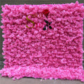 SPR ROLL Fabric Back Style Customizable Color & Size Wedding Party Artificial cherry blossom Flower Wall for Wedding Decoration