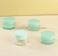 Acrylic Jar Plastic Jar 15g 30g 50g Low MOQ Personal Care Cream  Refillable Cosmetic Empty Face Cream Jar With Screw Lid