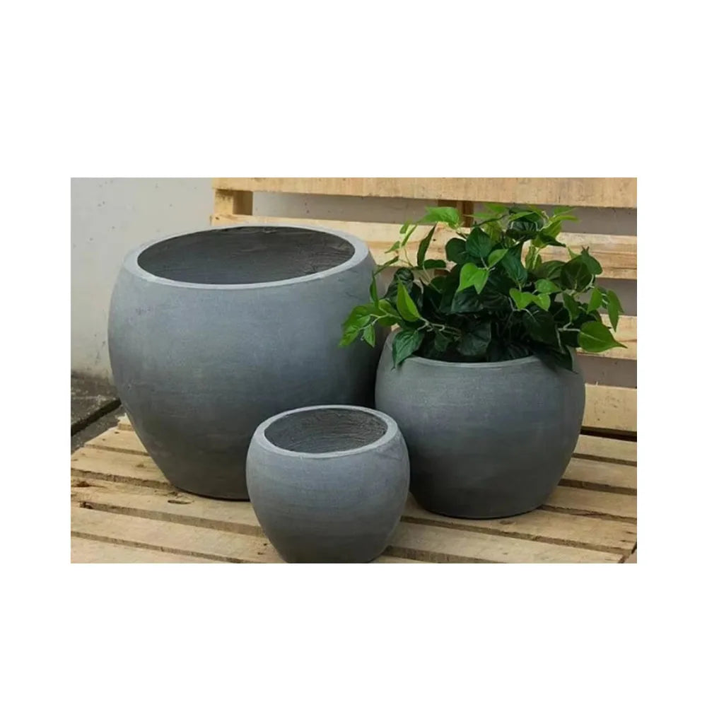 Big Dimension Concrete Flower Pot Fiberglass Mold for Garden