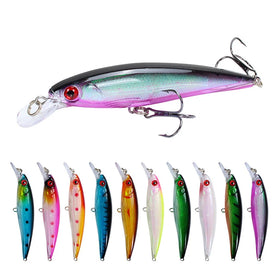 11cm 13.5g Fishing Lure Isca Artificial Floating Minnow Hard Bait Crankbait Swimbait Wobblers ABS Hard Fishing Lure Bait