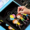 Scratch Art Set  Magic Scratch Paper Book for Kids Black Scratch Off Art  for Kids