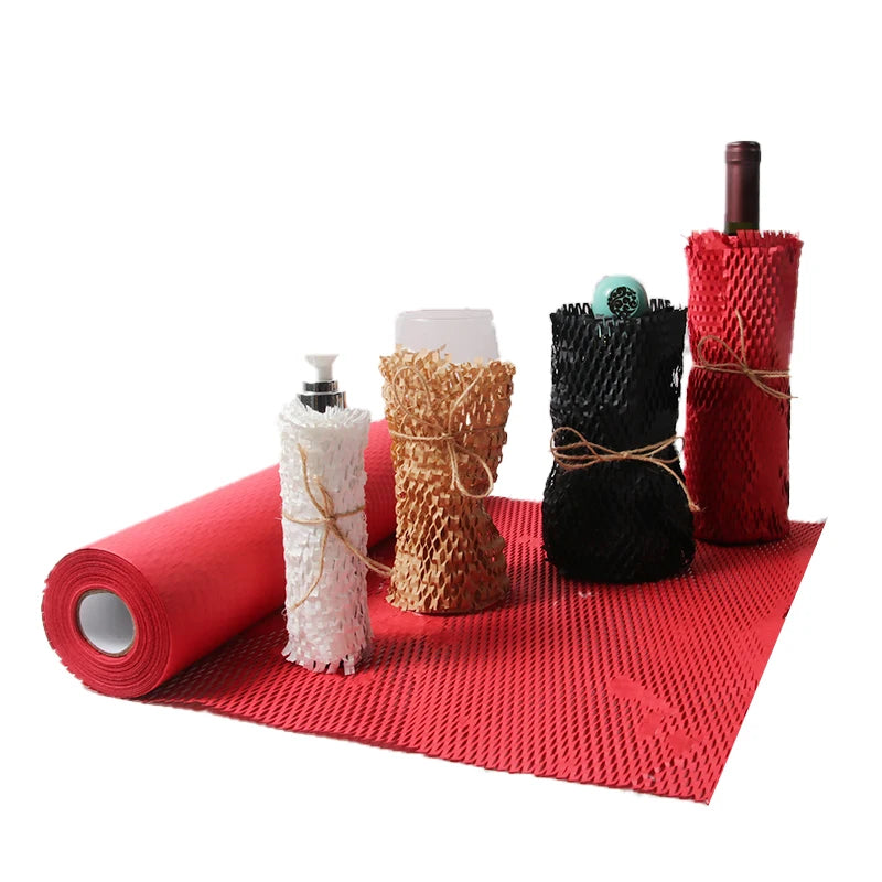 Kraft Honeycomb Eco-Friendly Packaging Wrap & Crinkle Wrap for Renewable Paper Packaging Solutions