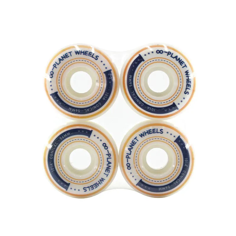 New Custom Skateboard Wheels in 56 54 mm 55D 102A Conical Skate Park  Roller Skate Wheel