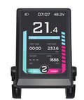 EMC/ROHS/CE EN 15194-2017 Approved Waterproof ABS/PA Material 24V/36V/48V Ebike LCD Display ks DS103 100g Speed & PAS Adjustment