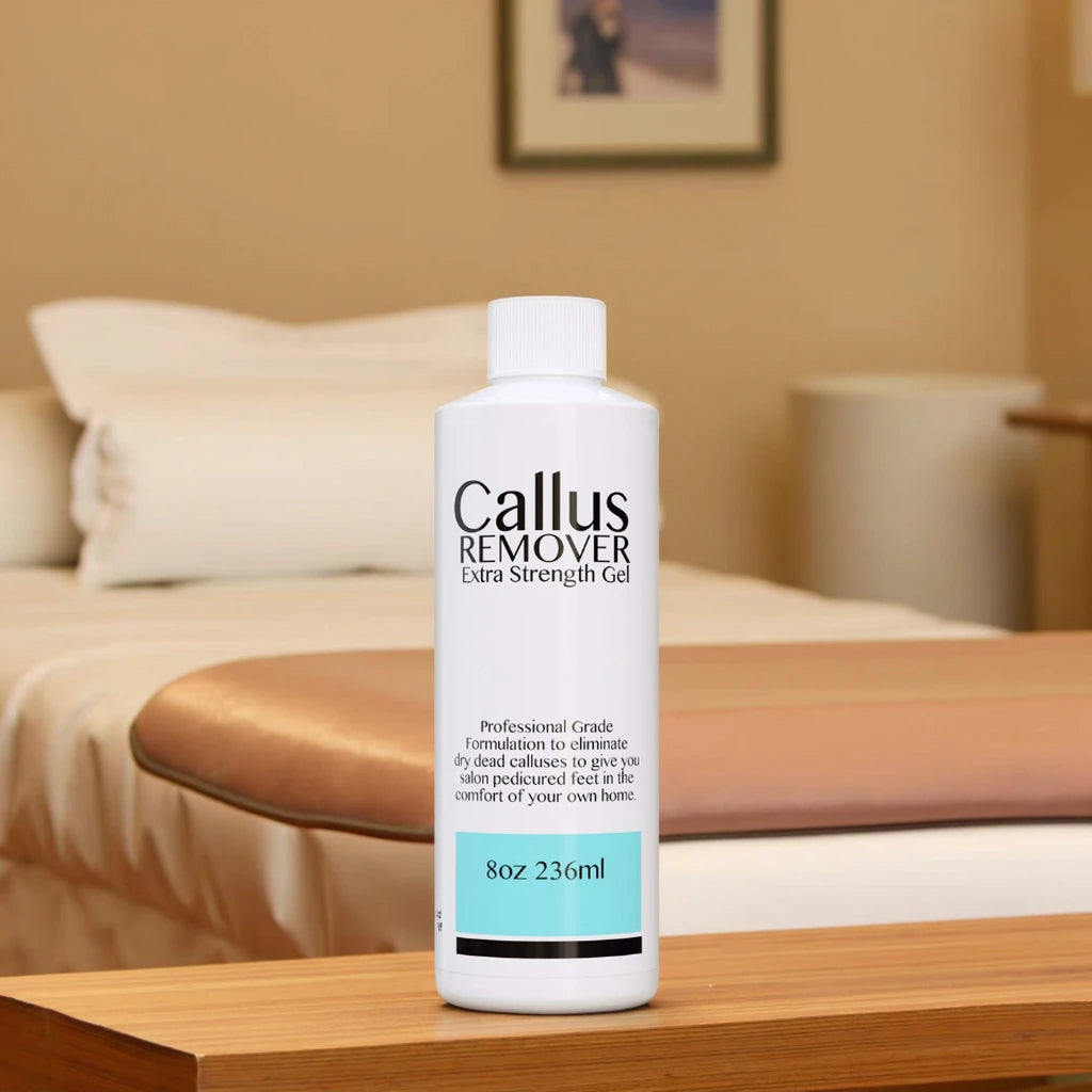 Professional Pedicure Callus Remover Gel Vegan Free Extra Strength Exfoliating Aloe Vera Cream Form Moisturizing Heel Repair