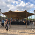 Bedouin Stretch Tent Fabric Waterproof Fire Resistant for Wedding Party Event Marquee Tents