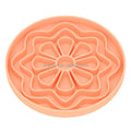 New Design Pet Slow Feeding Food Bowl Flower Shape Bpa Free Personalized Slow Feeder Silicone Dog Bowl