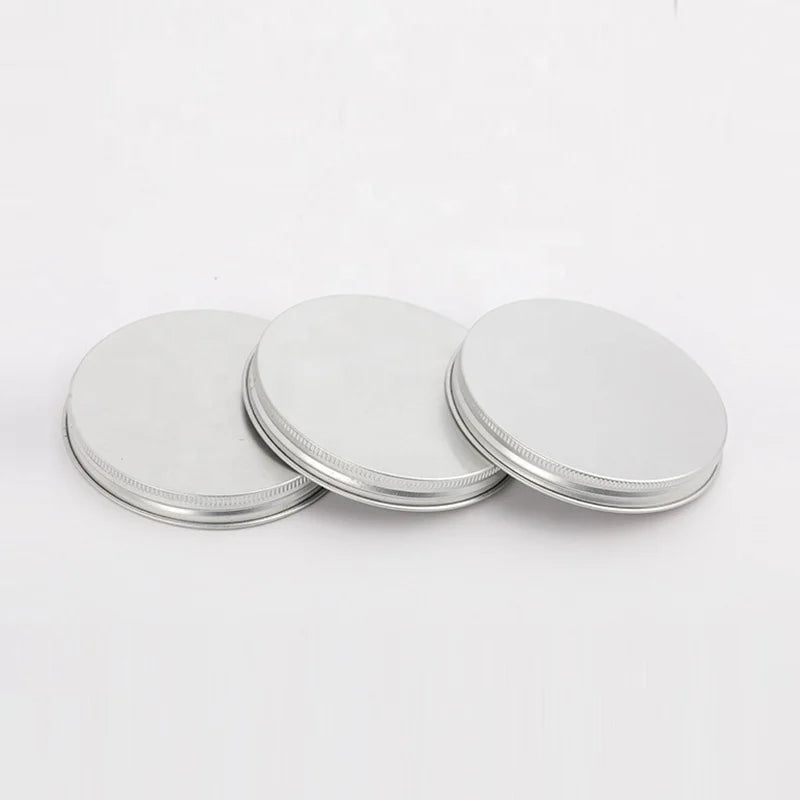 53 400 58mm 63-400 70-400 Metal Threaded Lids Aluminium Screw Caps Bottle Lids for Containers