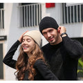 Professional Custom Logo Manufactures Plain Color Winter Caps and Beanies