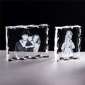 Love Wedding Anniversary Gifts Personalized Custom Crystal New Arrival 3d Laser Serrated Crystal Jesus and Family Photo Insi
