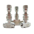 GOGO Micro Regulating Needle Valve 1/8 1/4 3/8 1/2 Female Thread Needle Valve Stainless Steel 304 Gas Regulation Flow Sample Valve