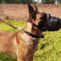 Premium Leather Dog Muzzle for Large Breeds | Anti-Bite & Barking Control Adjustable Mask | Working  Training Gear Wholesale