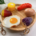 Multi-style New Imitation Food Modeling Series Personality Simulation PVC Activity Gift Pendant Keychain Accessories
