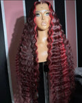 12A Bone Straight Human Hair WigSwiss Lace Closure Front WigDeep Wave 13x4 HD Lace Frontal Wigs for Black Women