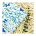 Blue Butterfly Printed 100% Organic Cotton Fabric Design Woven Poplin for Garments Home Decor for Boys' Shirts