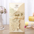 New European Style Golden Wedding Invitations Laser Invitations Wedding Supplies