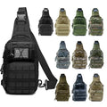 Camouflage Crossbody Bags for Men Oxford Single Shoulder Tactical Crossbody Bags Fashion Chest Pack Outdoor Sport Messenger Bags
