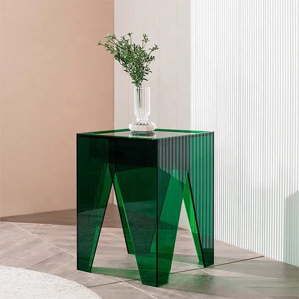 Manufacturer Factory Supplier  OEM Custom Colors Acrylic Table  Lucite Side Table