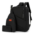 Custom Logo Oxford Waterproof Zipper USB Charging Port Three-piece Travel Leisure Business School Laptop Backpack Set