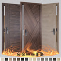 Guangdong Yohome Latest Fire Flush Door Design Ideas Wood Lumber Fireproof Interior Door Timber Fire Rated Wooden Door