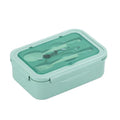 1400ml Microwavable Rectangle Single Tier Plastic Hot Selling Portable Split Sealed Lunch Box Outdoor Picnic Food Storage