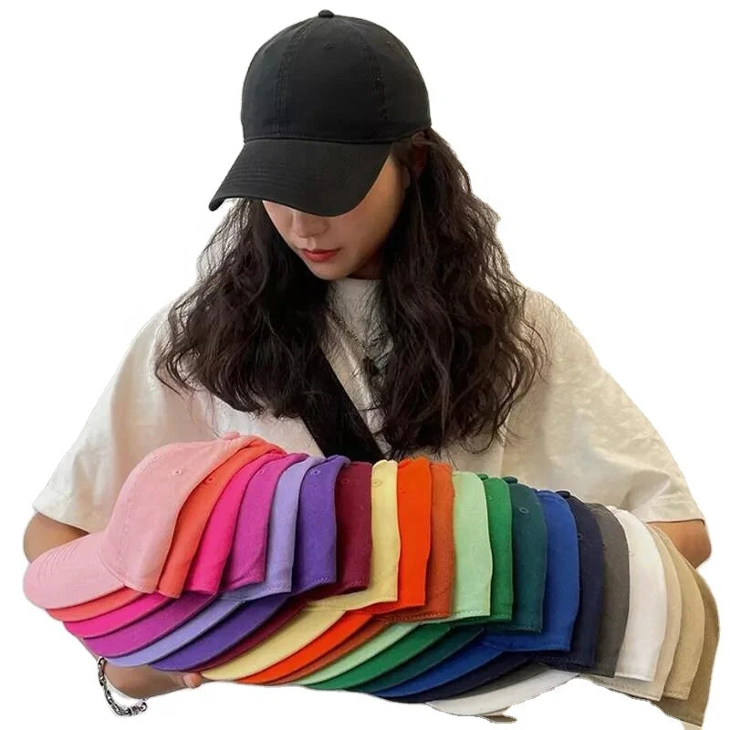 Baseball Cap  Dad Cap Cotton  Rebound Cap Hip Hop  Custom logo Breathable for Men and Women in Four Seasons