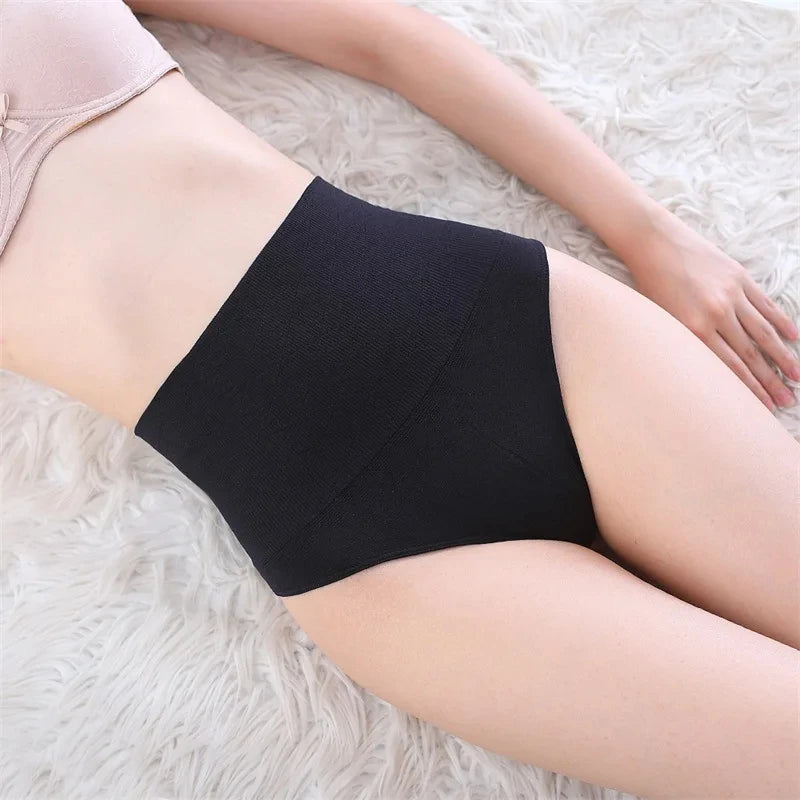 High Waist Tummy Control Panties Women Thong Panty Shaper Slimming Underwear Butt Lifter Belly Shaping Cincher Brief Body Shaper