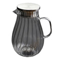 DELIGHT Wholesale Modern Eco-Friendly Creative Teapot Suit Glass Carafe Large Capacity Juice Cold Water Bottle Party Use