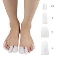 Toe Protectors Silicone Gel Ballet Toe Cap Socks 4 Size Prevent Corns Blisters and Ingrown Toenails