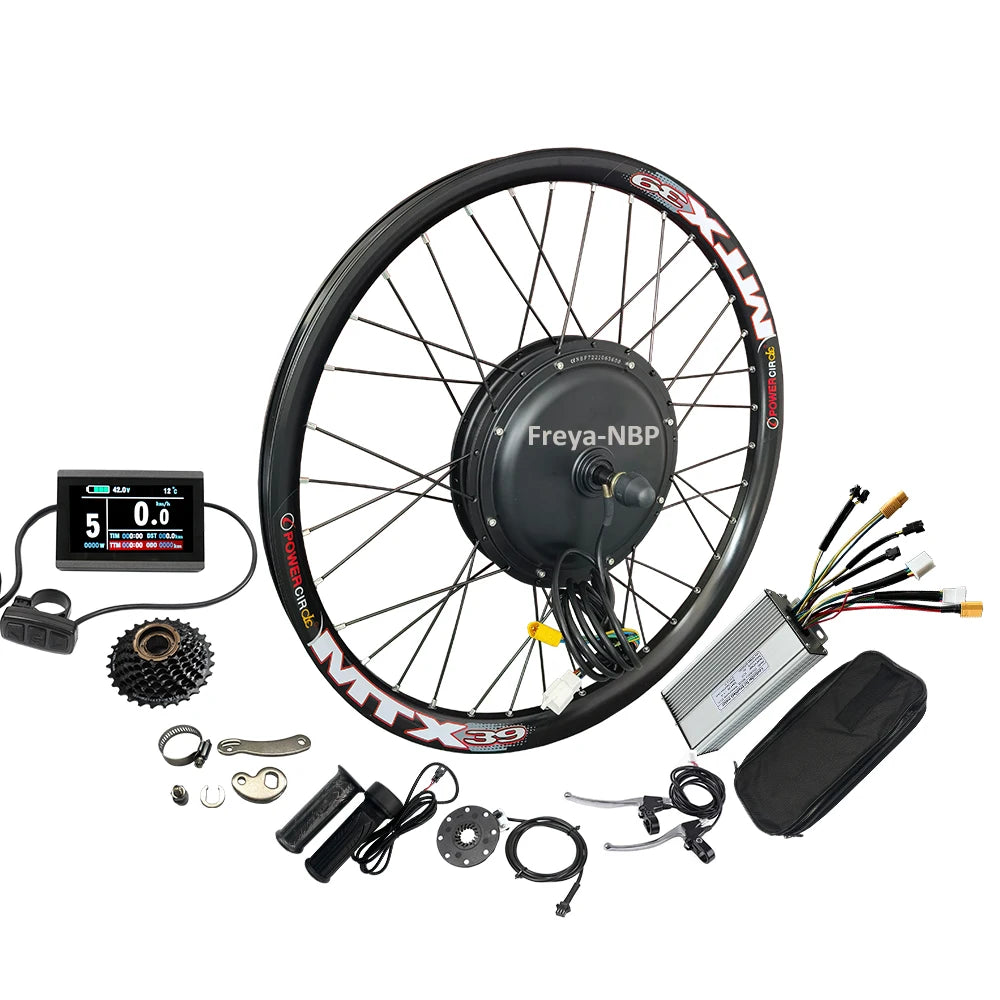 26''27.5"29"  MTX39 Wheel 48V 52V 2000w MTX Electric Bike Bicycle Part 135mm Hub Motor Rear Conversion Kit