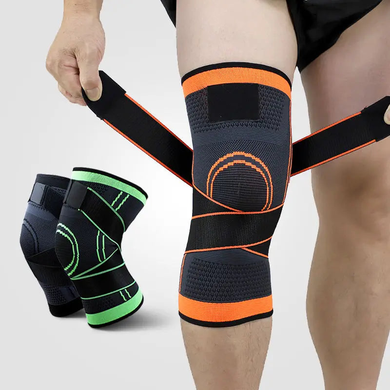 Pain Relief Adjustable Knee Sleeve Brace Knee Compression Support Knee Bandage