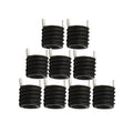 BEINANJIXIE Miniature Key Locking Thread Insert External Fasteners Screw M3 Carbon Steel Fully Threaded Right Hand Metric Black