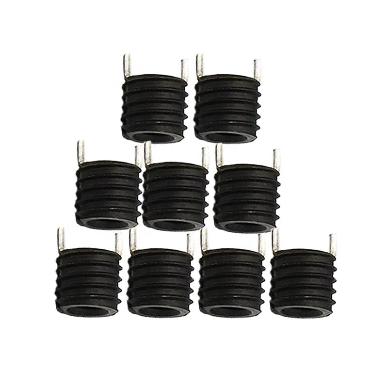 BEINANJIXIE Miniature Key Locking Thread Insert External Fasteners Screw M3 Carbon Steel Fully Threaded Right Hand Metric Black