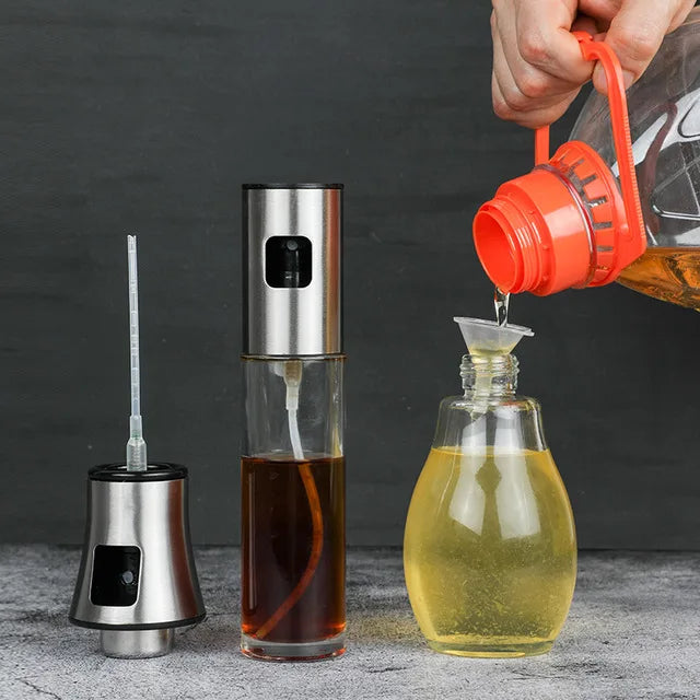 Olive Oil Sprayer for Cooking Spray Bottle Olive Stainless Steel Oil Mister