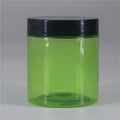 Hot Sell Food Grade White Lid clear Plastic Pet Jars 8 oz 16 oz for Food Packaging