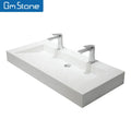 Lavabo Mural Solid Surface Sink Single Basin Large Vanity Wall Hung Marble Wash Basins Artificial Stone Bathroom Sink