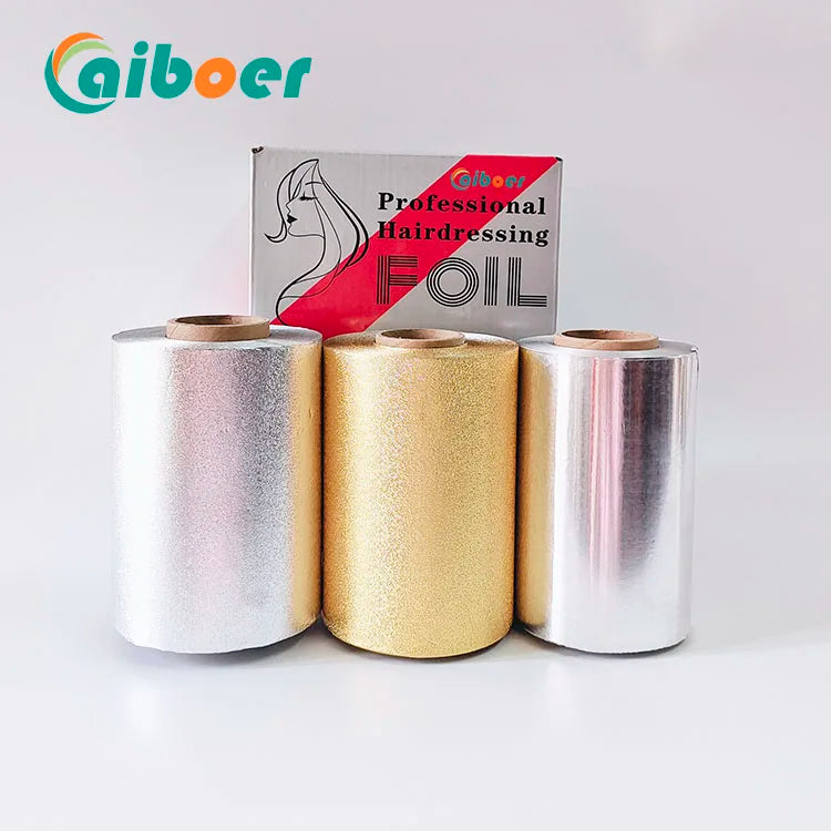 Professional Manufacturer of Premium Silver Embossed Hairdressing Foil Roll for Hair Salon