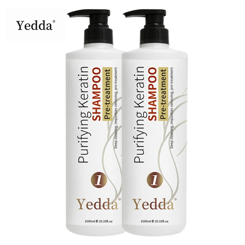 For Professional Care 1000ml Sulfate-free Herbal Brazilian Keratin Anti-Dandruff Nourishing Refreshing 2-in-1 Lightening Shampoo