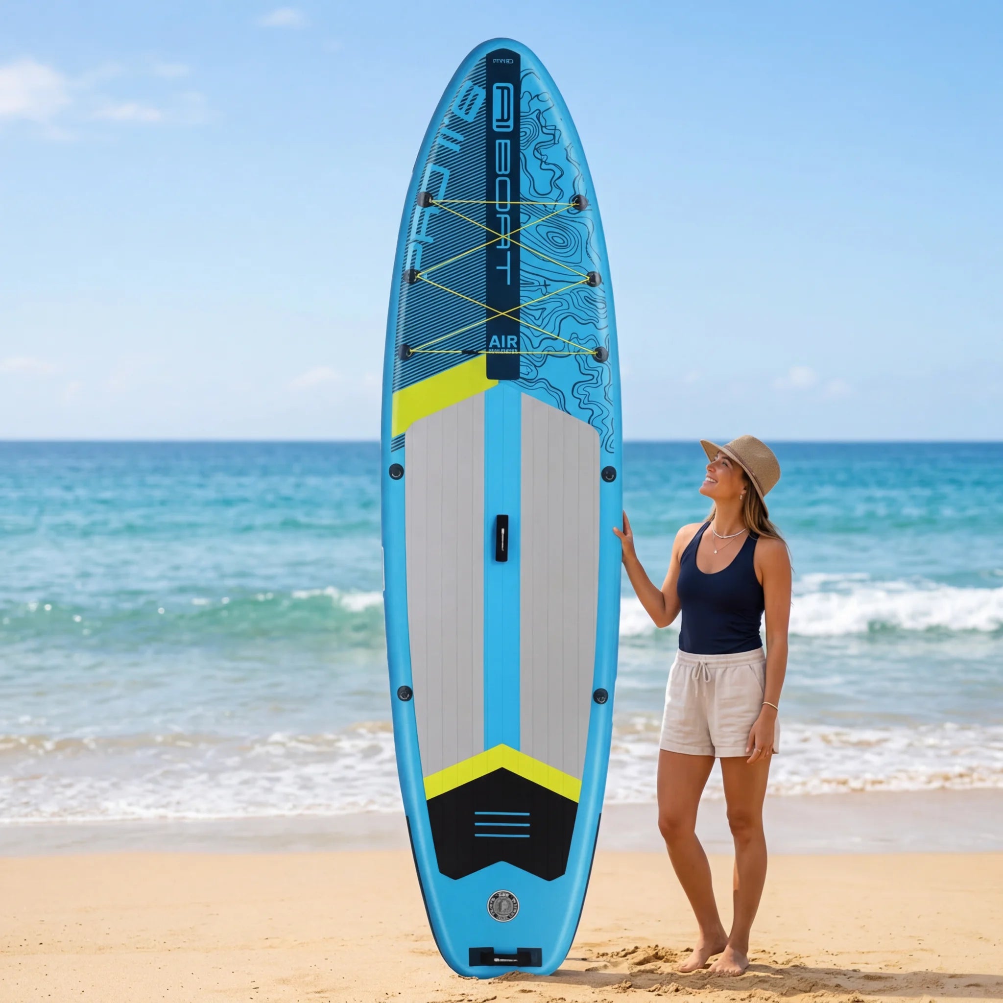 High Quality 11'6"x35"x6'' Fishing Paddle Board Stand up Paddle Board Inflatable sup Paddle Boards with Paddle Board Accessories