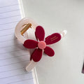 Colorful Resin Grip Hair Clip New Exquisite Sunflower Design for Women for Back of the Head Hair Decoration