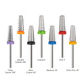 Best High Quality 4Xc Left Handed Nail Drill Bit Profesional 5 in 1 Carbide Tungsten Nail Drill Bit Acrylic Remove