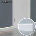 Rongke OEM Factory Waterproof Waterproof Commercial Electric Flooring Wood Door Cove Floor Baseboard Heat White
